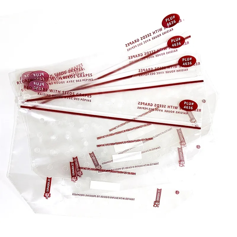 Пакет для винограда с ручкой и замком-молнией