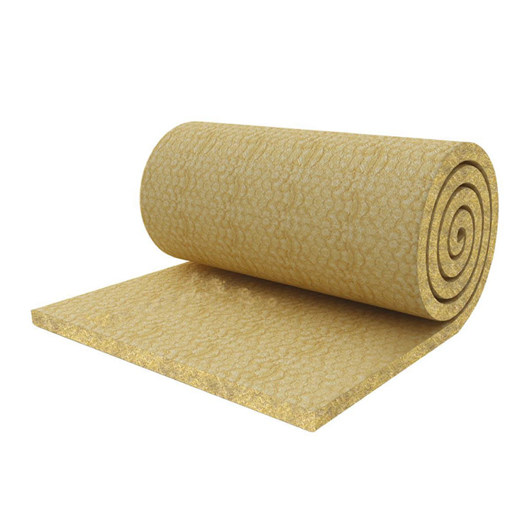 High Quality Waterproof & Fireproof Rockwool Insulation Material Thermal Insulation Industrial Rock Wool Blanket with Wire Mesh