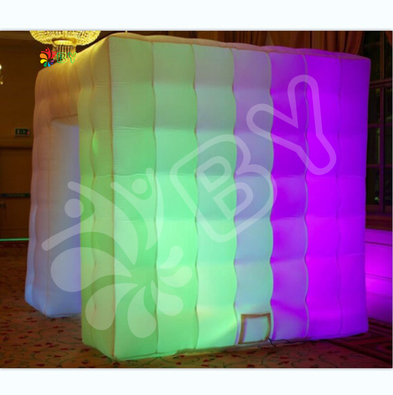 Big White Inflatable Nightclub with LED Light for Outdoor Adults Parties From China Inflatable Factory