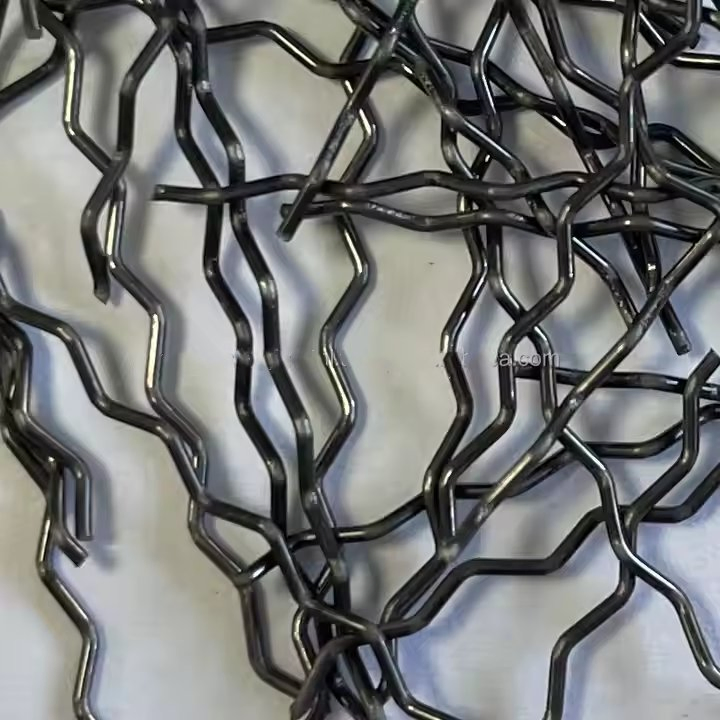 Стальная фибра для бетона с анкерным крюком