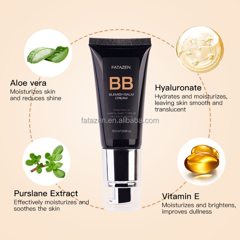 Private Label Bb Whitening Cream Foundation Base Makeup Moisturizing Concealer Cream Beautycosmetics Bb Cream