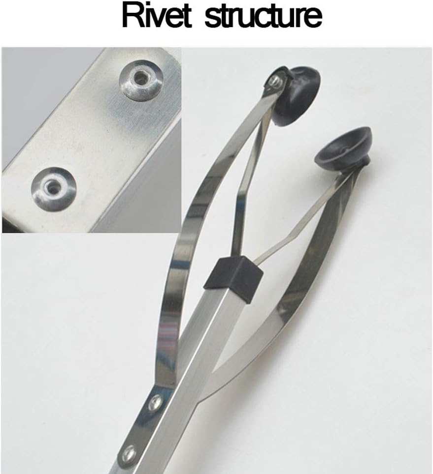 87 Cm Aluminum Trash Picker with Stainless Steel Suction Cup Claw