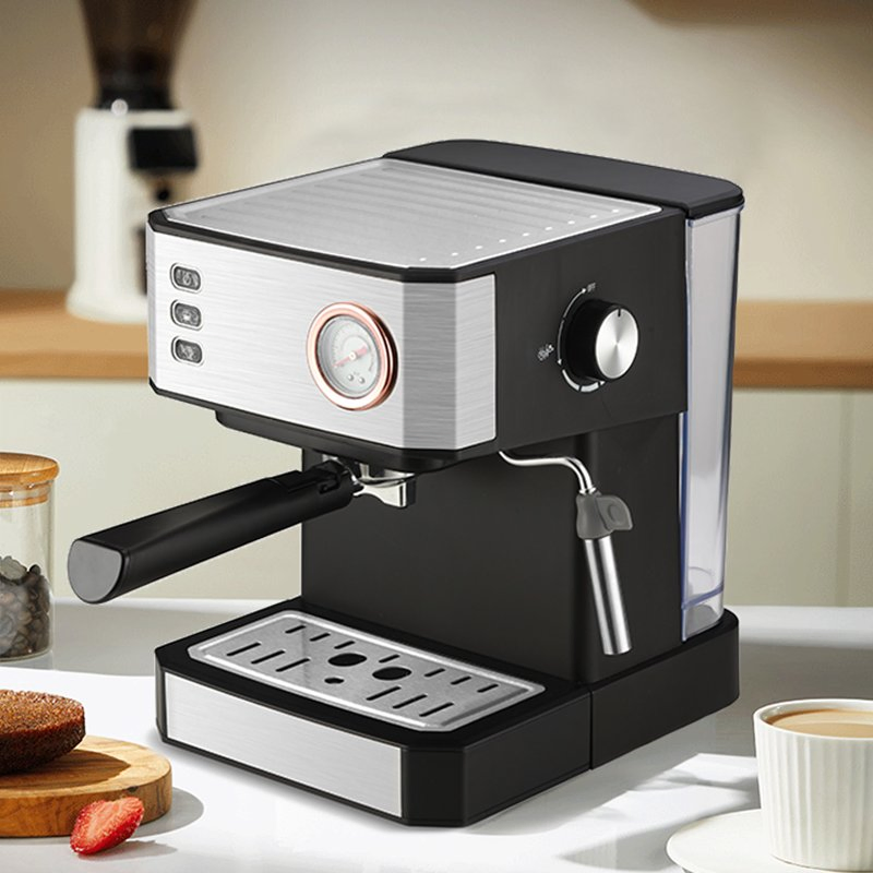 Professional Espresso Coffee Machine Electric Espresso Pod Products Cafe 1.6L Automatic Coffee Maker for Commercial Use