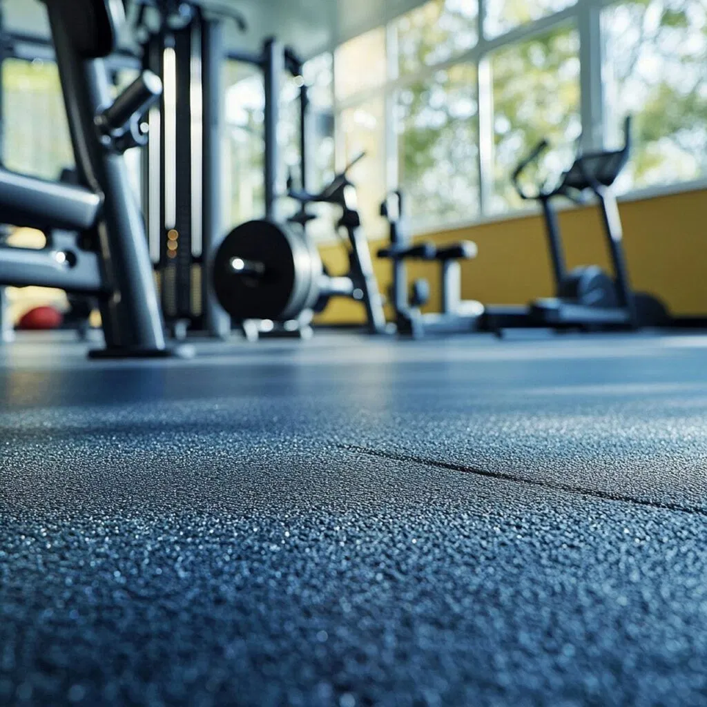 Noise Absorption EPDM Fitness Crossfit Rubber Mat Gym Rubber Flooring Mat Tiles
