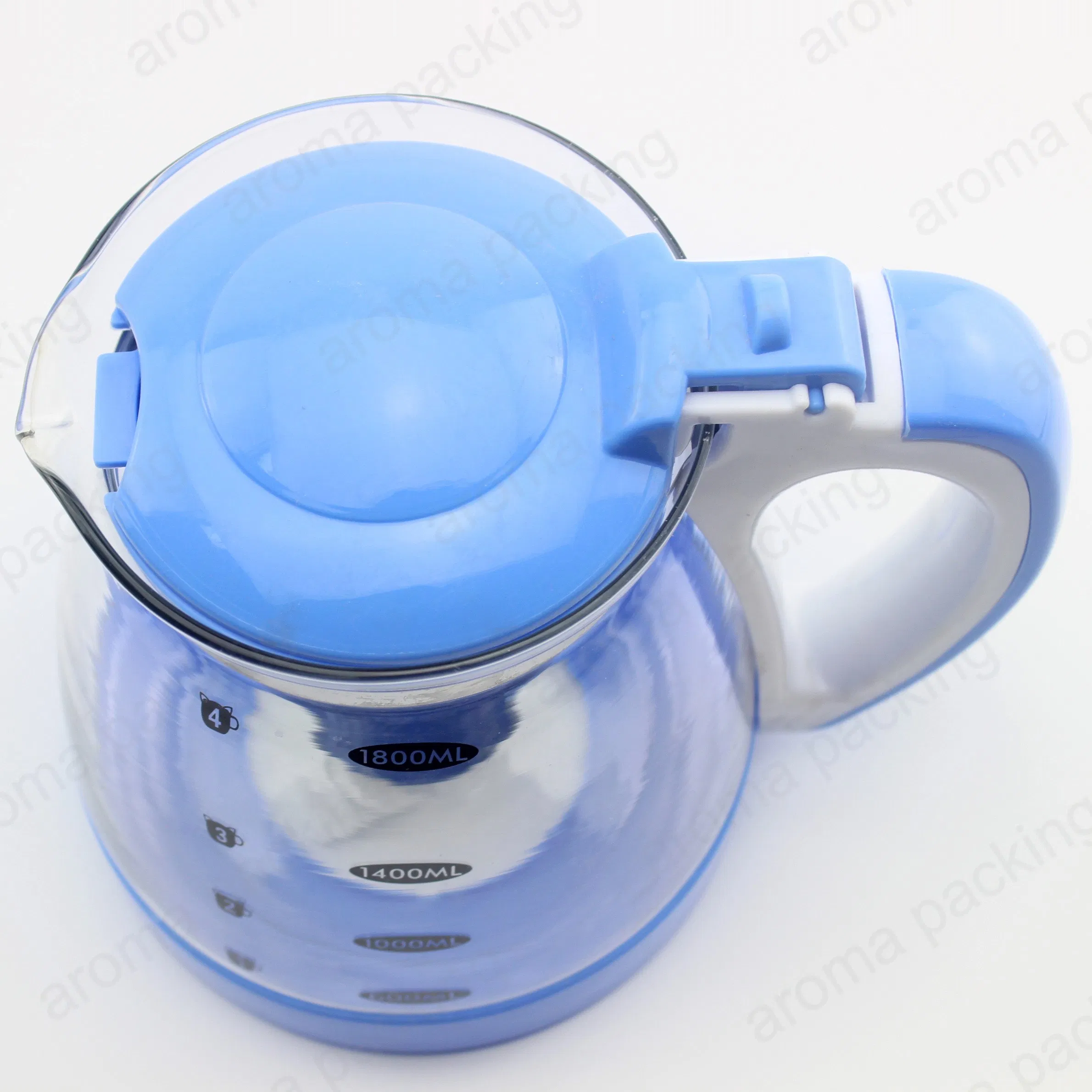 Wholesale Color 1800ml Coffee Tea Sets Glass Teapot