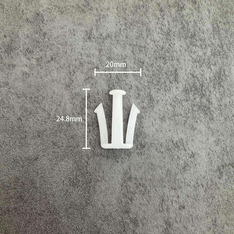 Wholesale High Quality Track Accessories Crown Shape Plastic Curtain Hooks