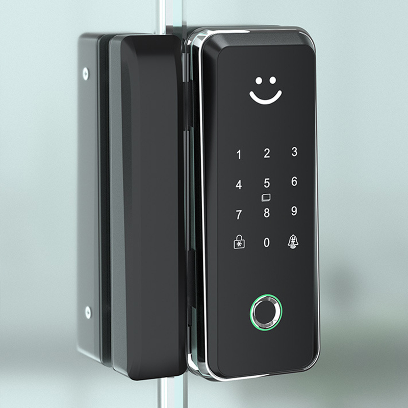 APP Remote Control Smart Keyless Fingerprint Inteligente Door Lock for Frameless or Frame Glass Wooden Door