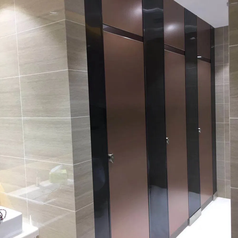 Modern Factory Direct Sale Waterproof HPL Board Shower Room Partition