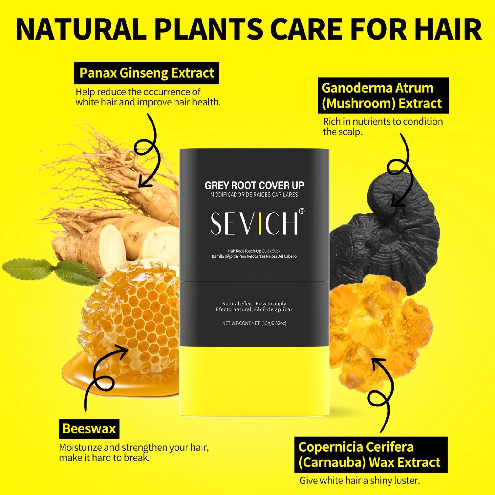 15g Wholesale Root Touch up Black Brown Hair Color Dye Cream Concealer