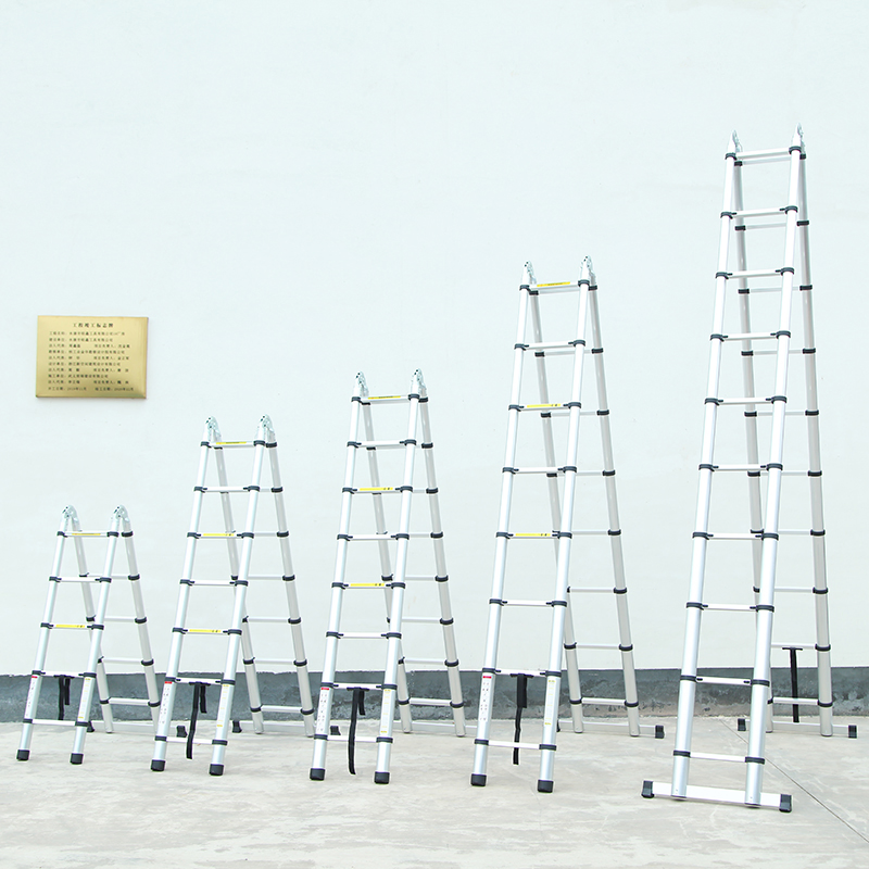 Scalable Herringbone Ladder with Dual-Faced Design for Easy Use