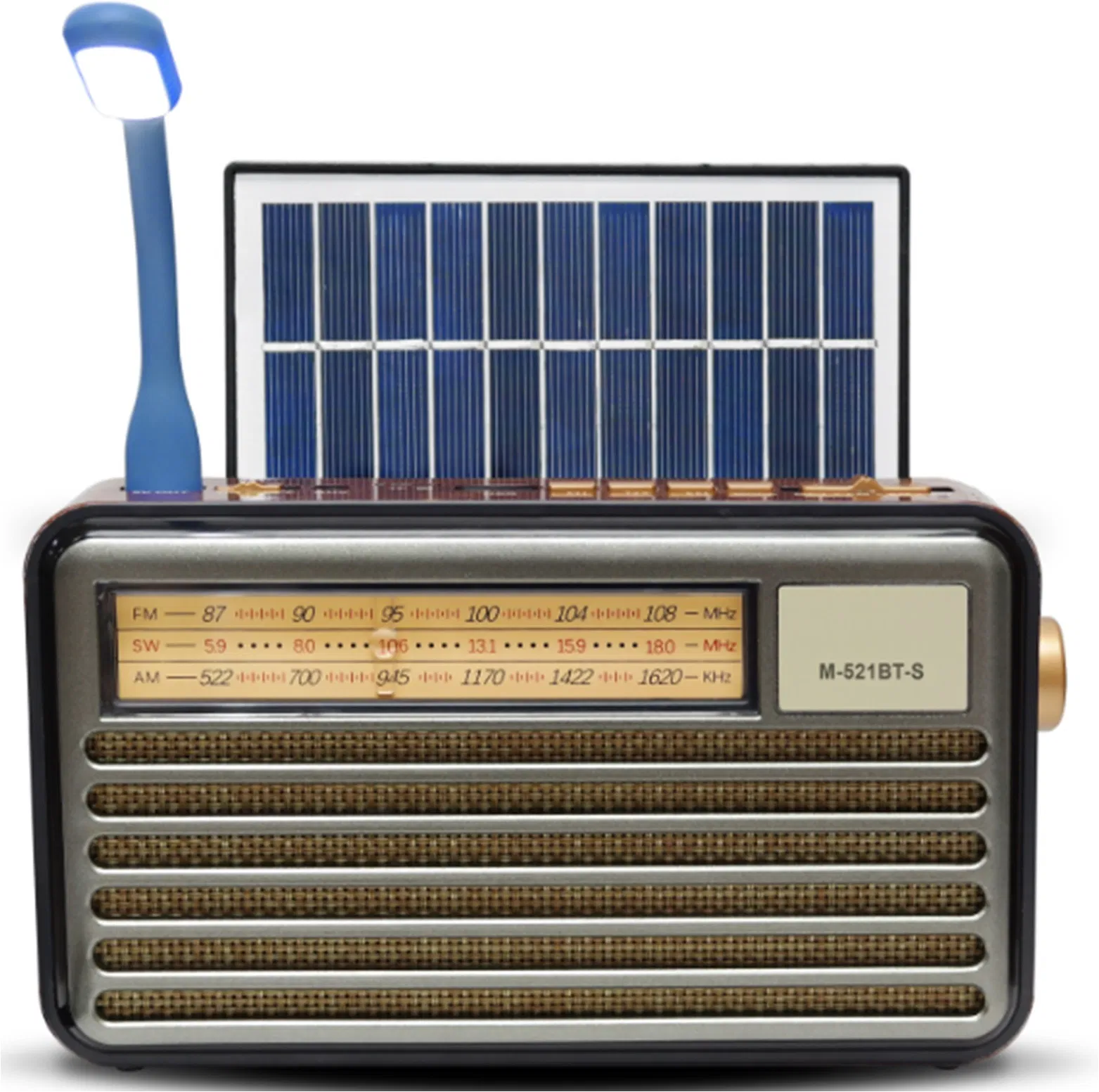Портативное радио на солнечной панели с Bluetooth
