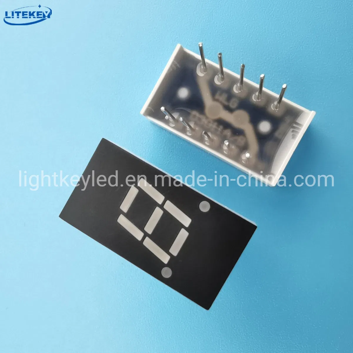 0.3 Inch 1 Digit LED 7 Segment Display with Seven Segment and Dp