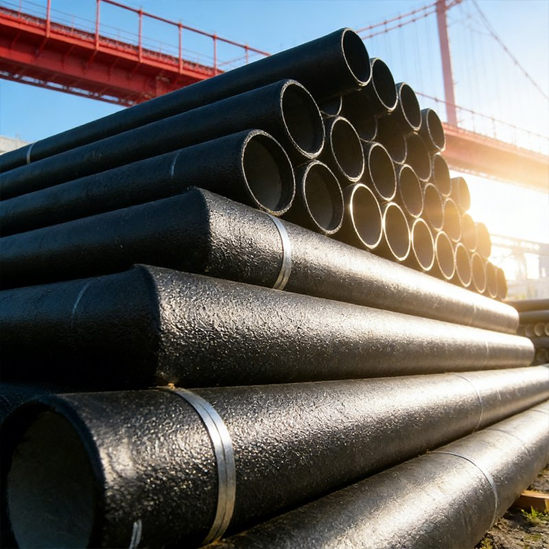 K7 K9 K10 DN300 ISO2531 Pipe Fire Fighting Thick-Walled Nodular Cast Iron Ductile Iron Black Pipe
