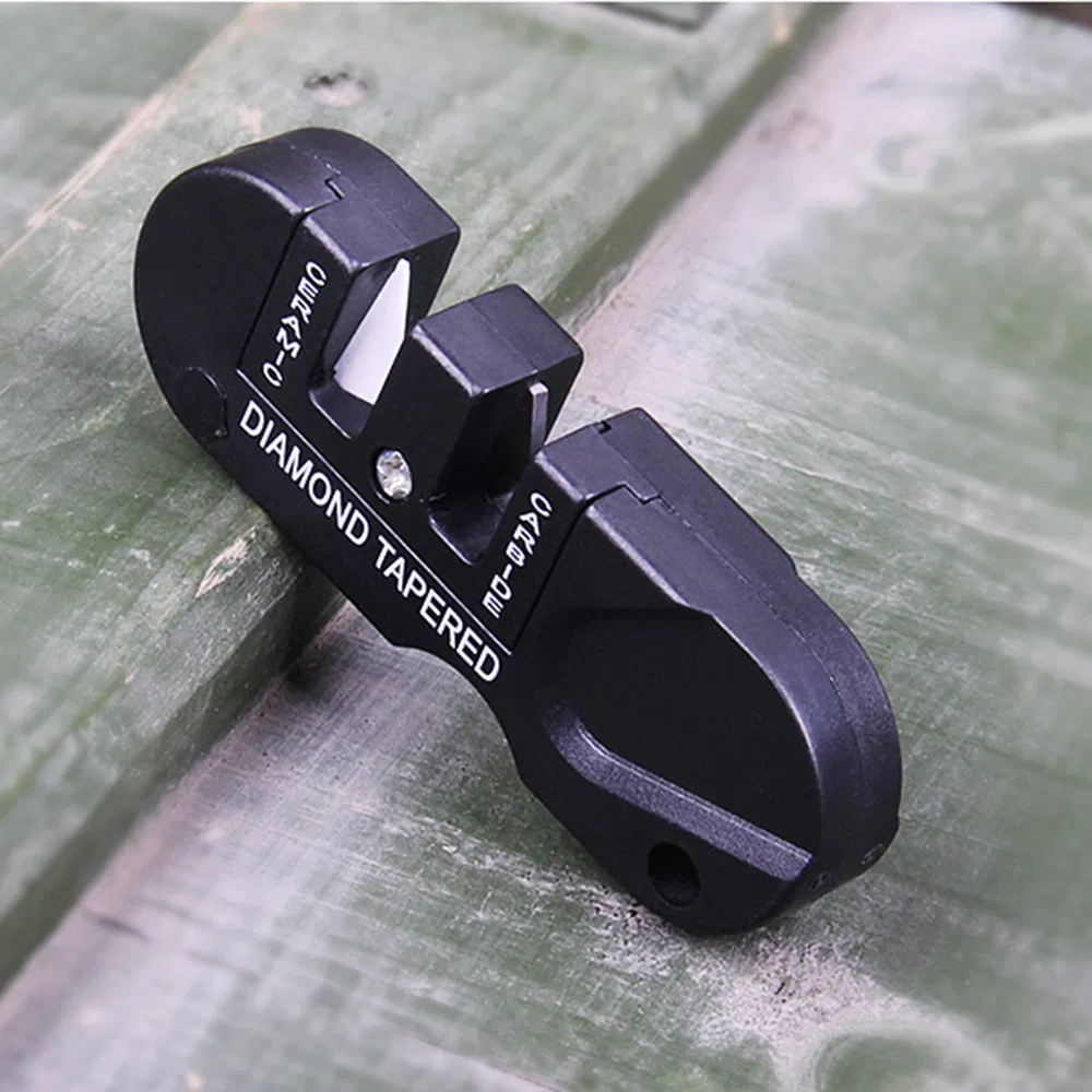 Knife Sharpener Multi Function Pocket Tools with Pre-Set Carbides Blades Bl10144