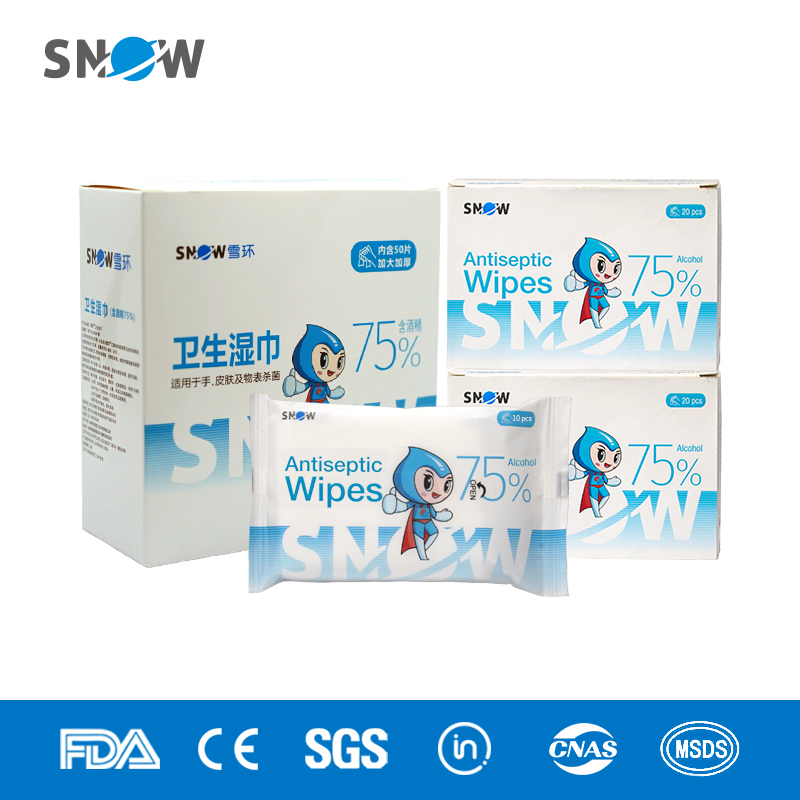 75% Alcohol Hand Sanitizer Wet Wipes Individual Package OEM