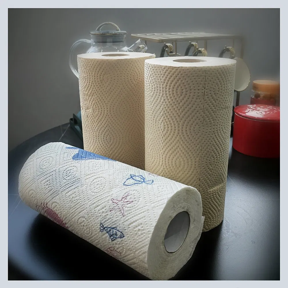Customized Logo Bamboo Cheap Factory Price Kitchen Towel Roll