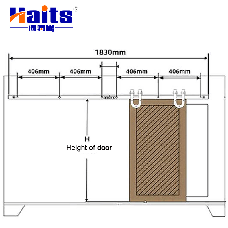 Furniture Fittings Sliding Barn Door Hardware Track China Factory and Suppliers