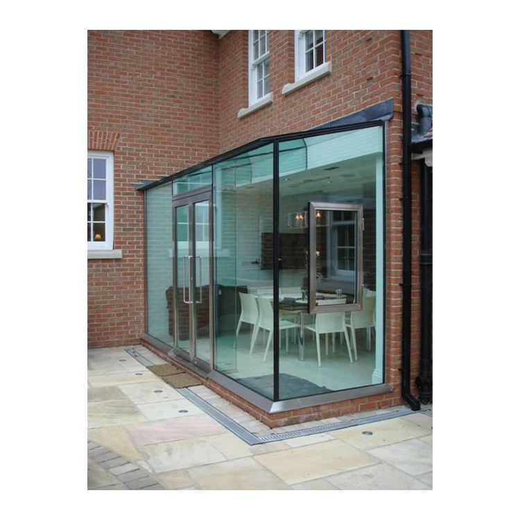 Customized Low-E Glass House 4 Season Solarium Veranda Aluminum Sunroom