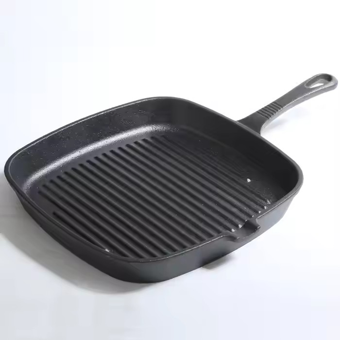 Wholesale Cast Iron Grill Pan Square Shape
