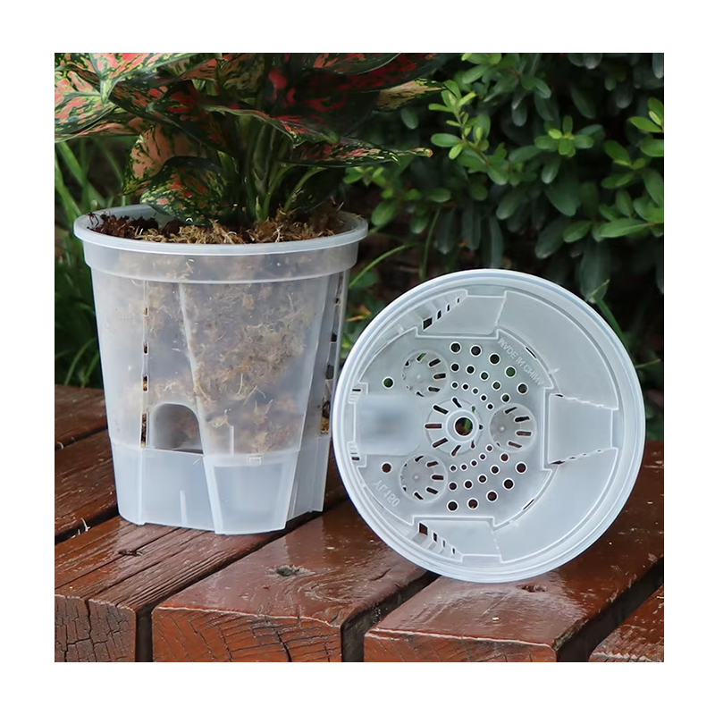 Горшки для орхидей пластиковые прозрачные с автополивом