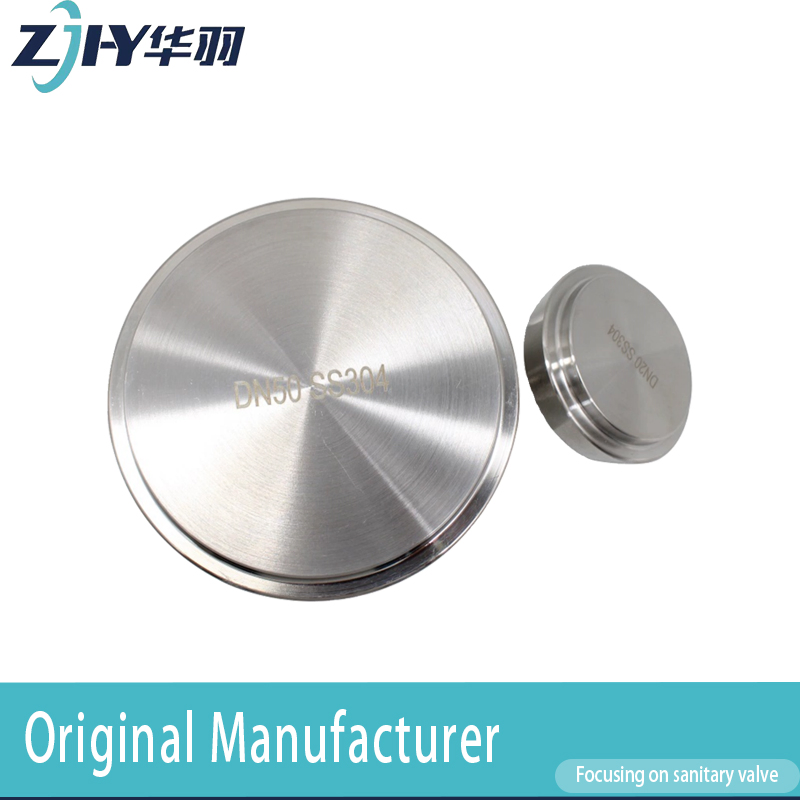 3A DIN SMS ISO Sanitary Stainless Steel Pipe Fitting Tri Clamp Blind End Cap