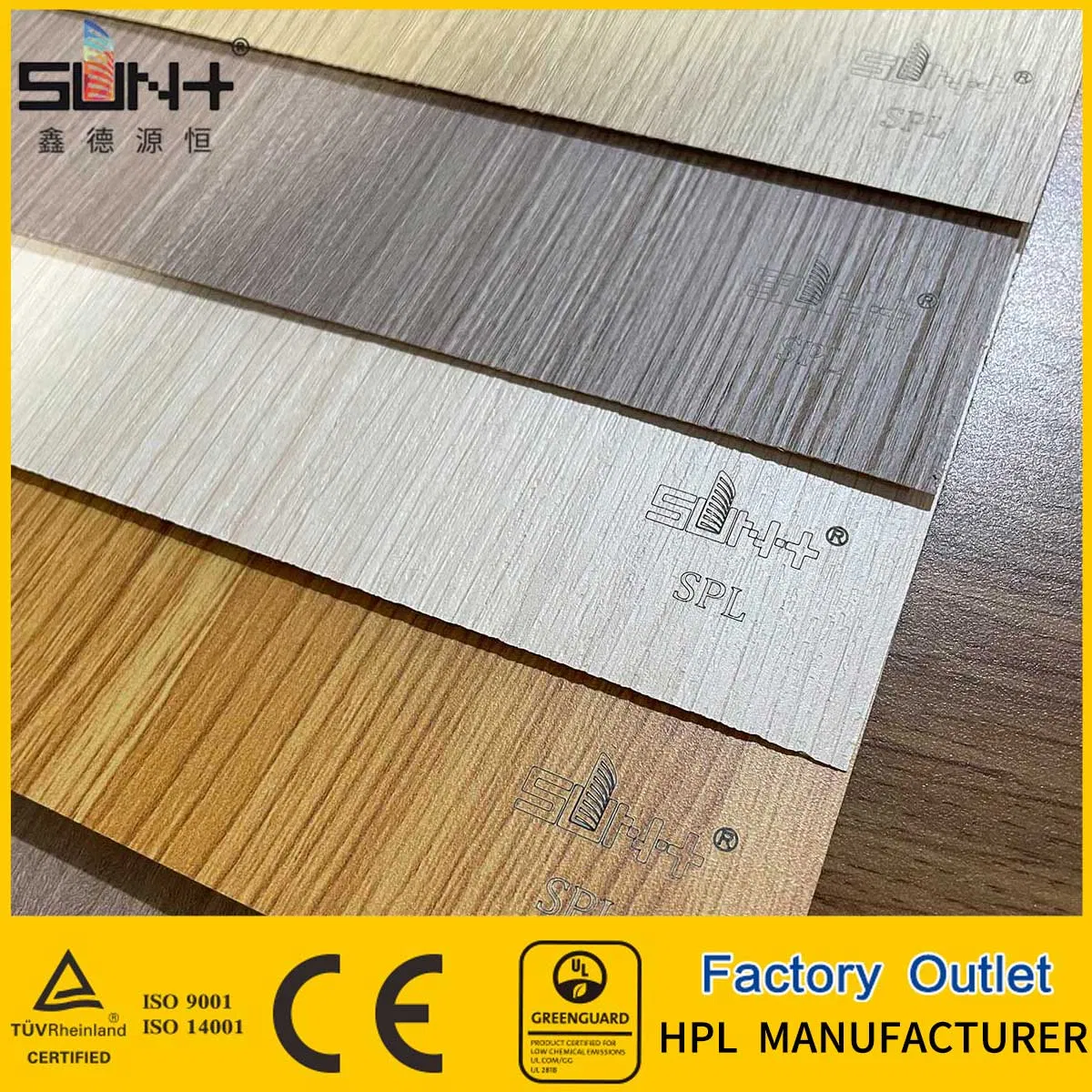 Factory Manufactured Modern Techniques Popular Customized Laminated Composite Fireproof Construction Material