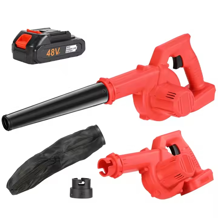 High-Power Cordless Leaf Blower with Innovative Dual Battery System
