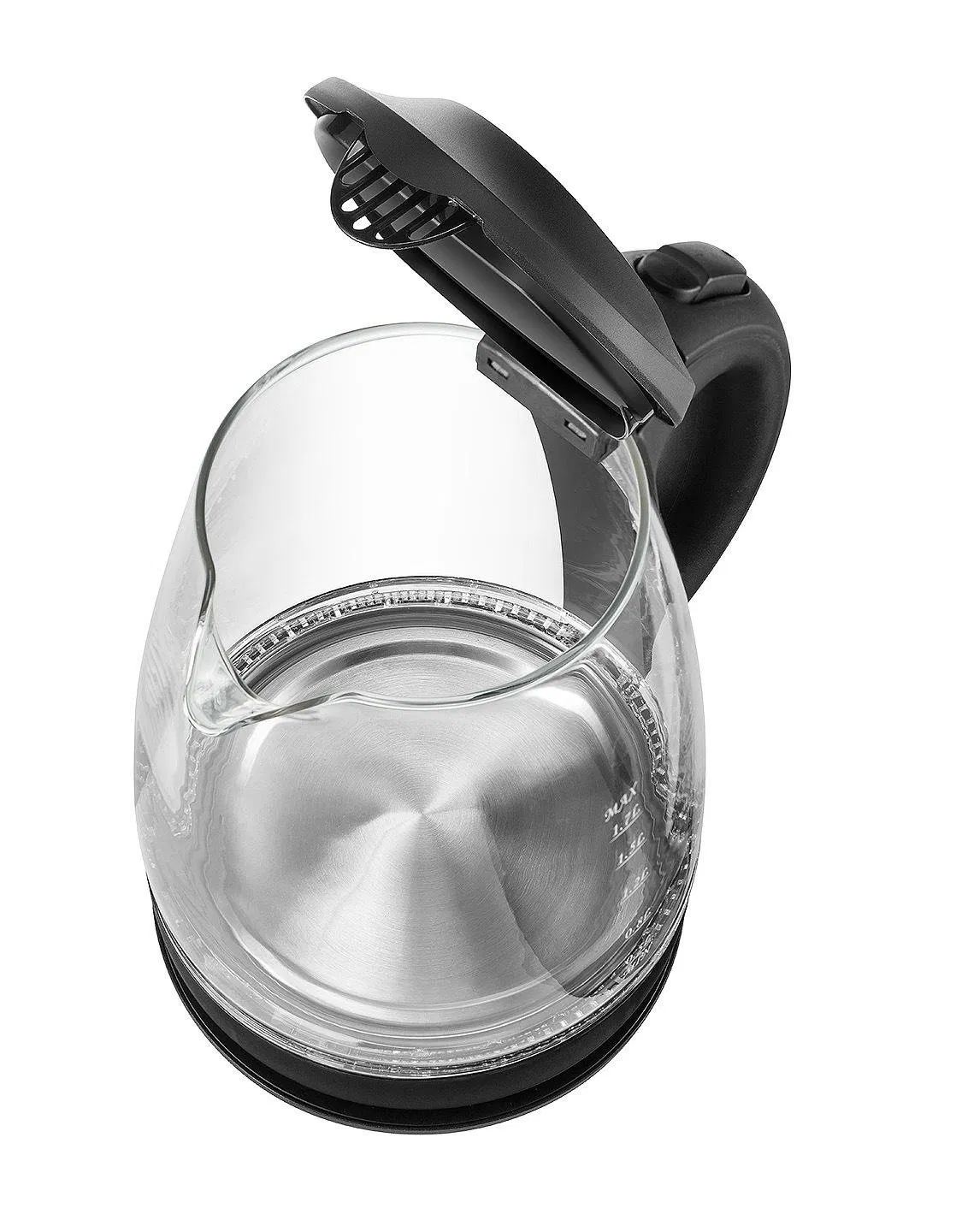 Stylish 1.7L Electric Glass Kettle with Auto Shut-off Feature