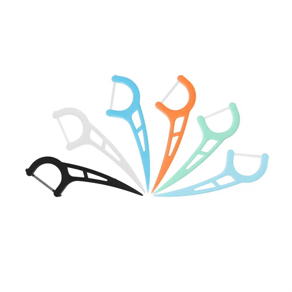 AF-111 OEM Private Label Floss Picks/Flosspicks/Dental Flosser with Customized Handle, Floss and Packing