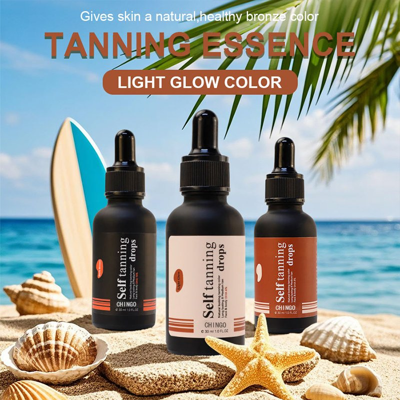 Organic Sunless Tanning Dark Hydration Moisturizing Bronze Self Tanning Drops