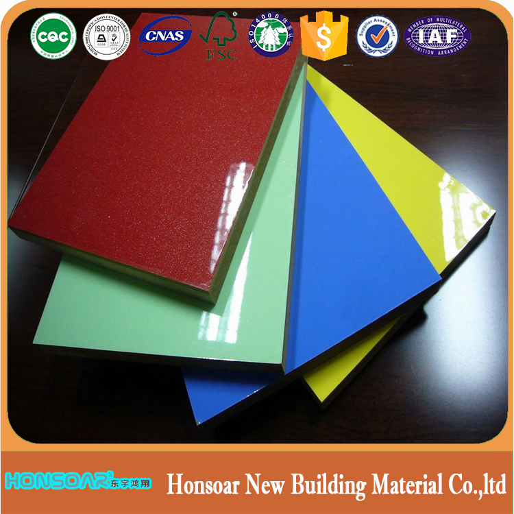 UV-Coated Melamine MDF for Cabinet Door / Furniture