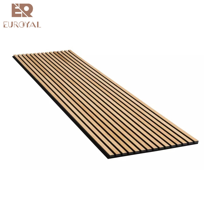Euroyal Acoustic Slat Wood Wall Panel for Interior Tiles