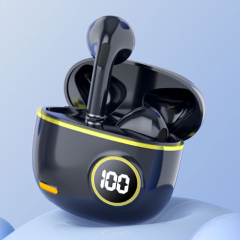 HiFi Stereo Retro in-Ear Headphones with LED Screen for Apple Wireless Earbuds PC Gaming Tws Noise Cancelling Earphones