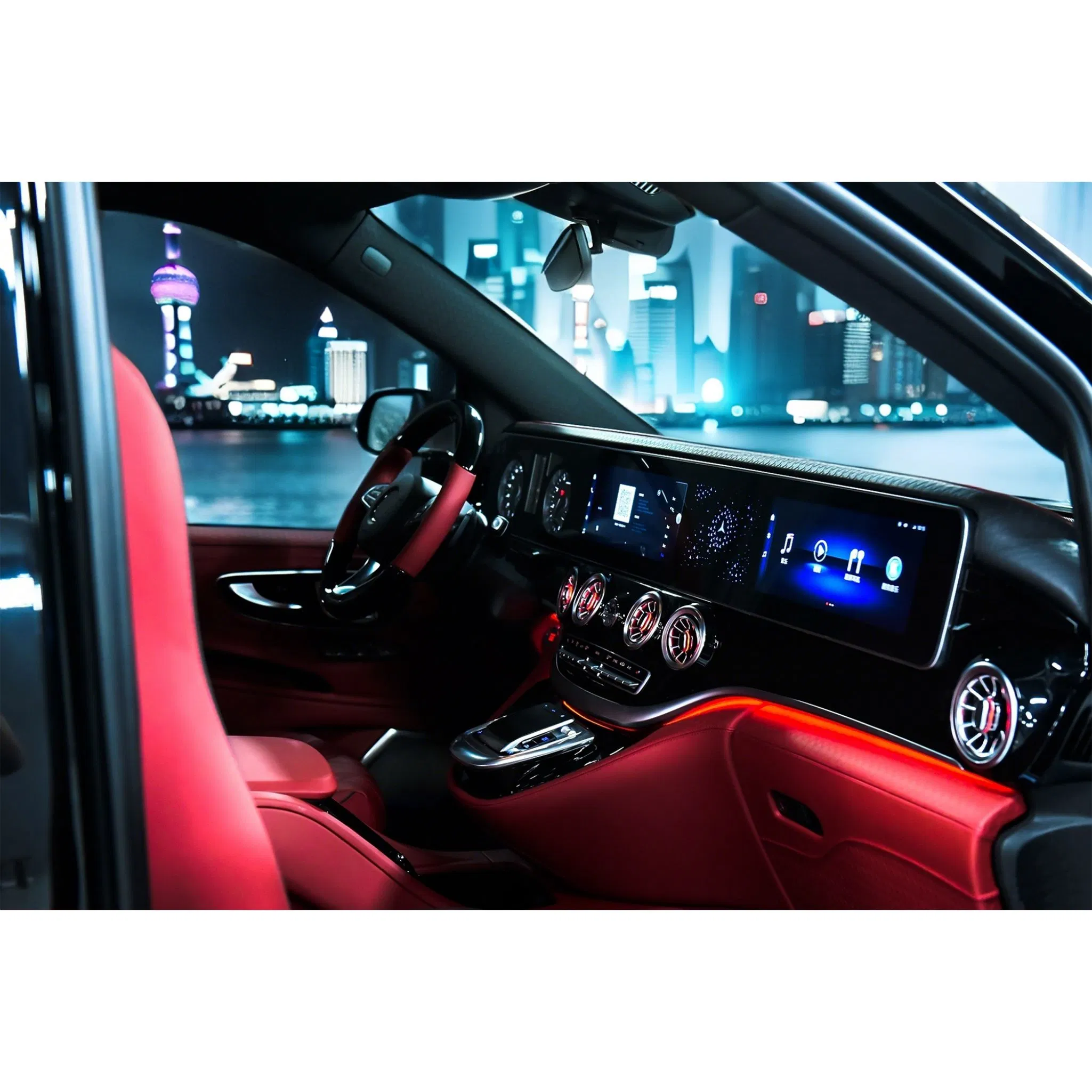 Luxury Three-Screen Full LCD Dashboard for Vito 2016-2023