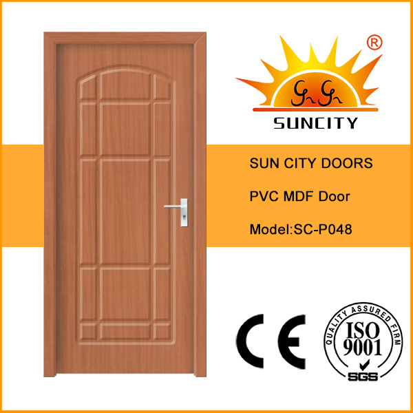 Factory Supply Customized Solid Wooden Doors Slab Doors MDF Solid Core Prehung Interior Door for Houses