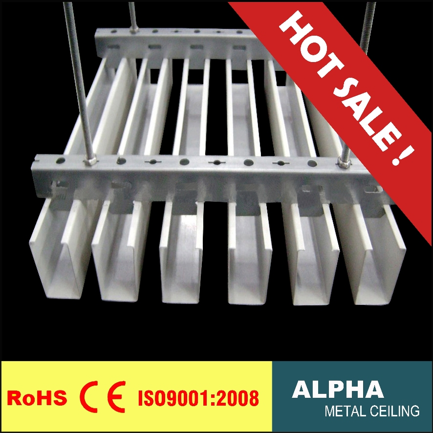 Aluminum Customed Shape Strip Indoor Plank Ceiling Metal Roof Baffle