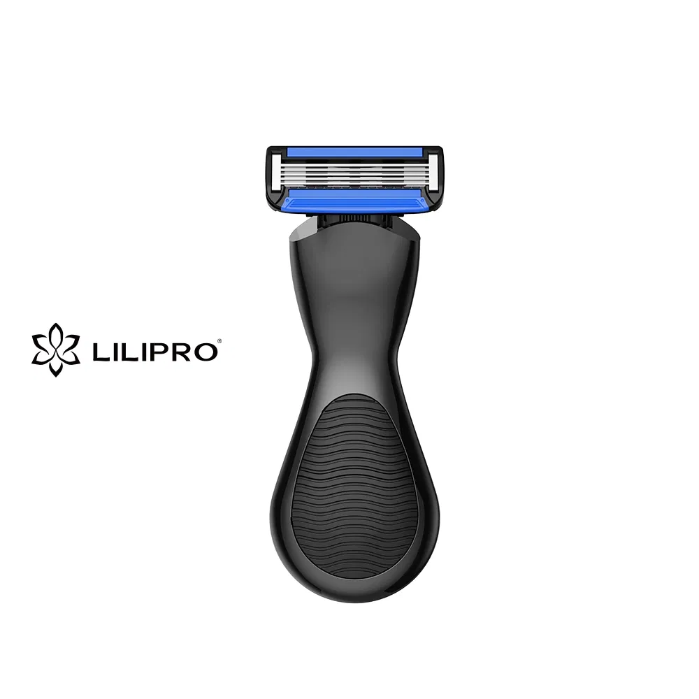 Lilipro Balls Shaving Razor with Five Blade Handle with Titanium Plating