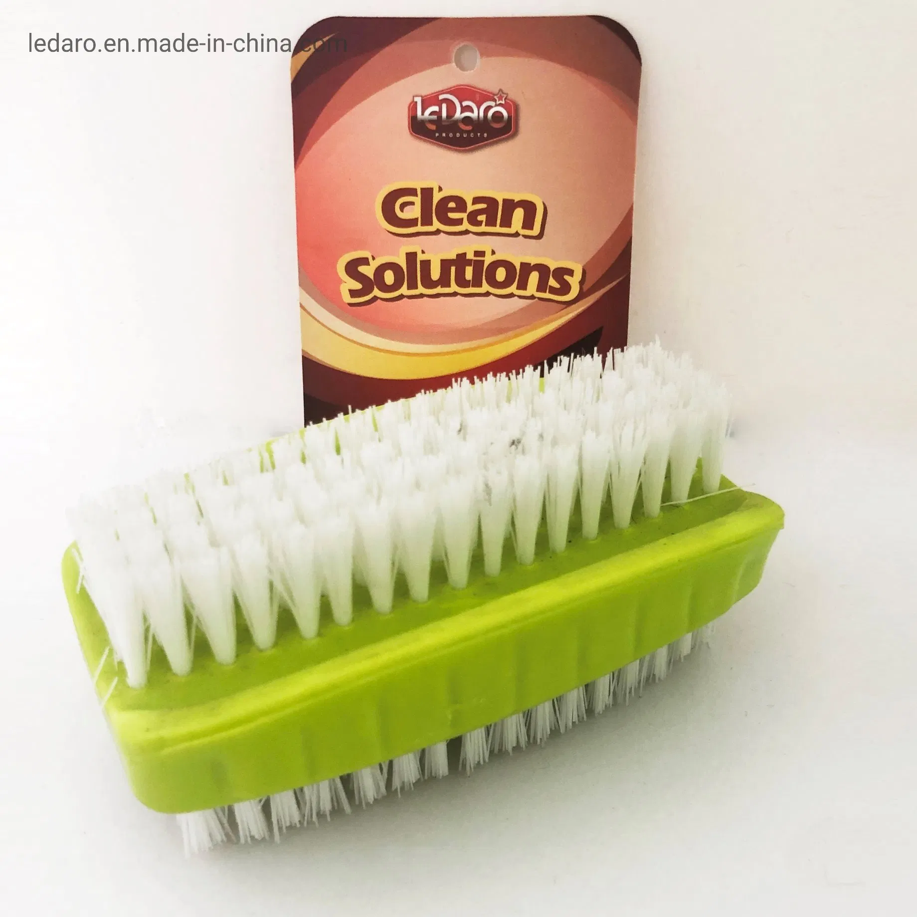 Customized Nail Brush Handle Grip for Cleaning Fingernail Scrub Cleaning Brushes for Toes and Nails Cleaner Double Sided