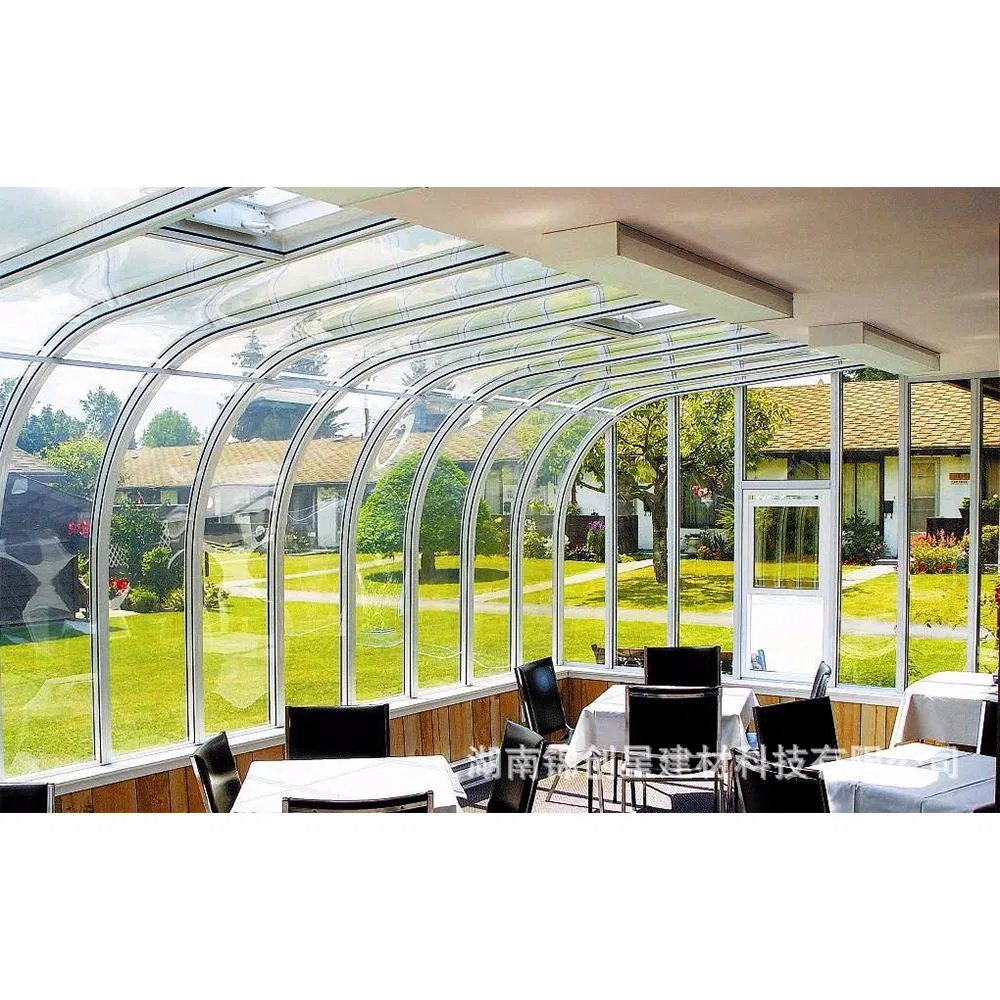 Winter Garden Free Standing Solarium Aluminum Tempered Glass Sunrooms Glass Houses