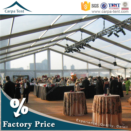 Custom Size Economical Transparent Garden Tent for 300 People Banquet
