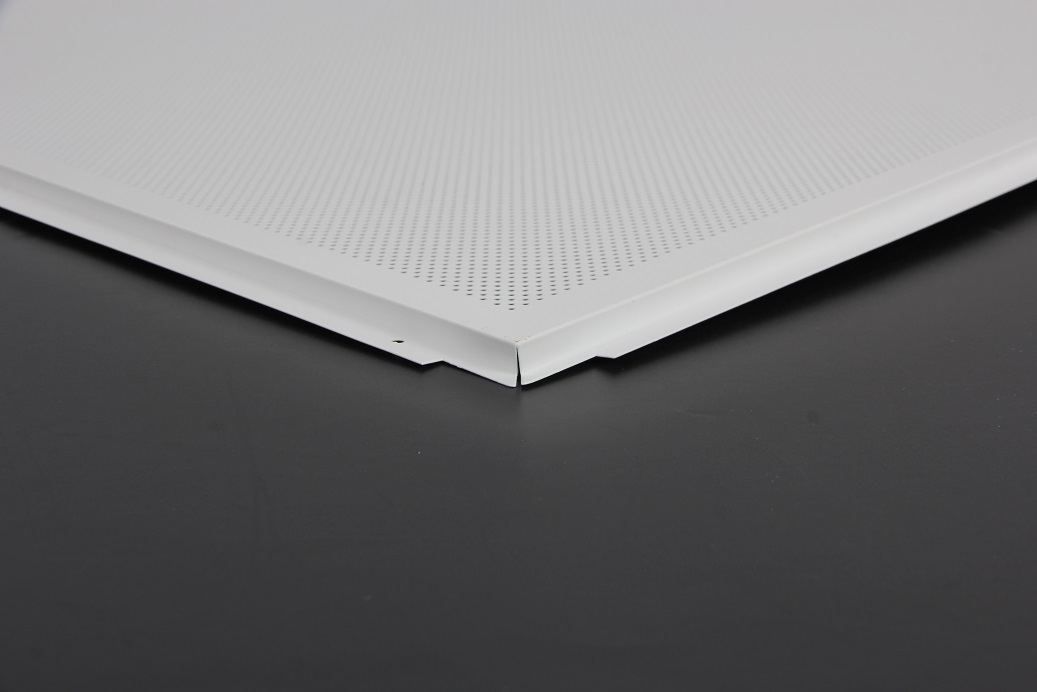 Aluminum Acoustic Ceiling Tile Lay-in Style Ceiling Panel Fit for T Grid