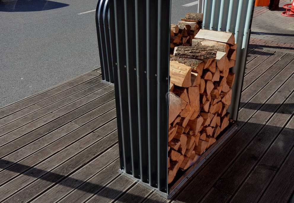 Heavy Duty Outdoor Firewood Holder Wr21245106