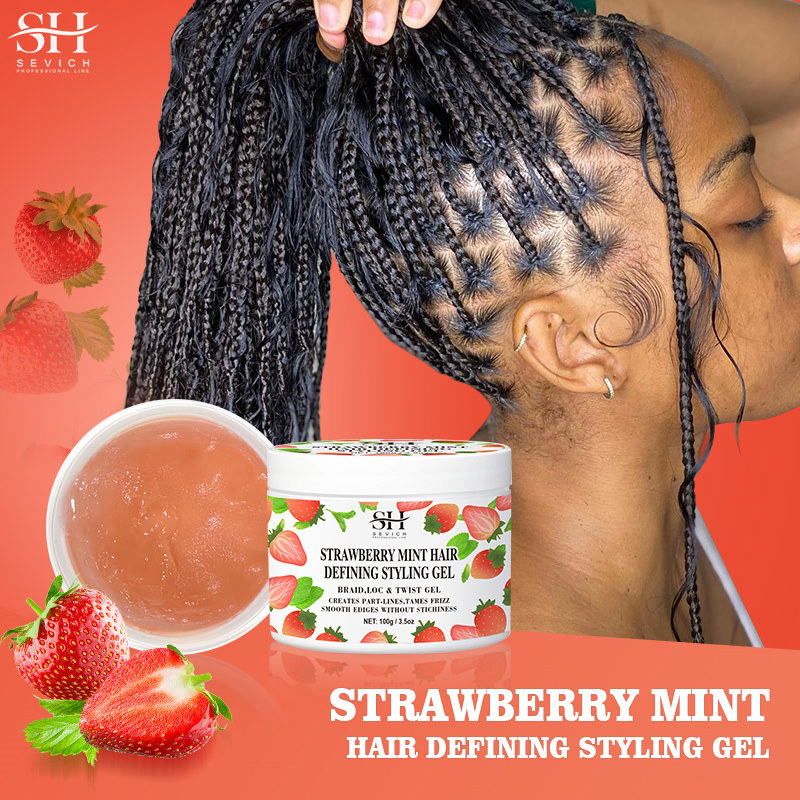 Hair Styling Gel Custom Natural Herbal Vitamin Moisturizing Curl Defining Cream Gel