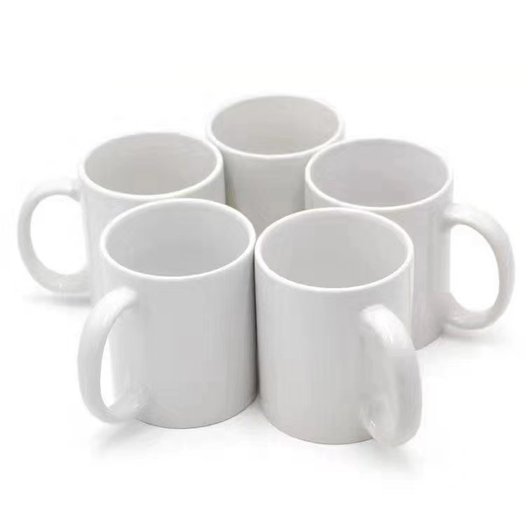 Wholesale AAA Ceramic Mug 11oz White Black Red Sublimation Mug Dimensions Custom Cup for Sublimation