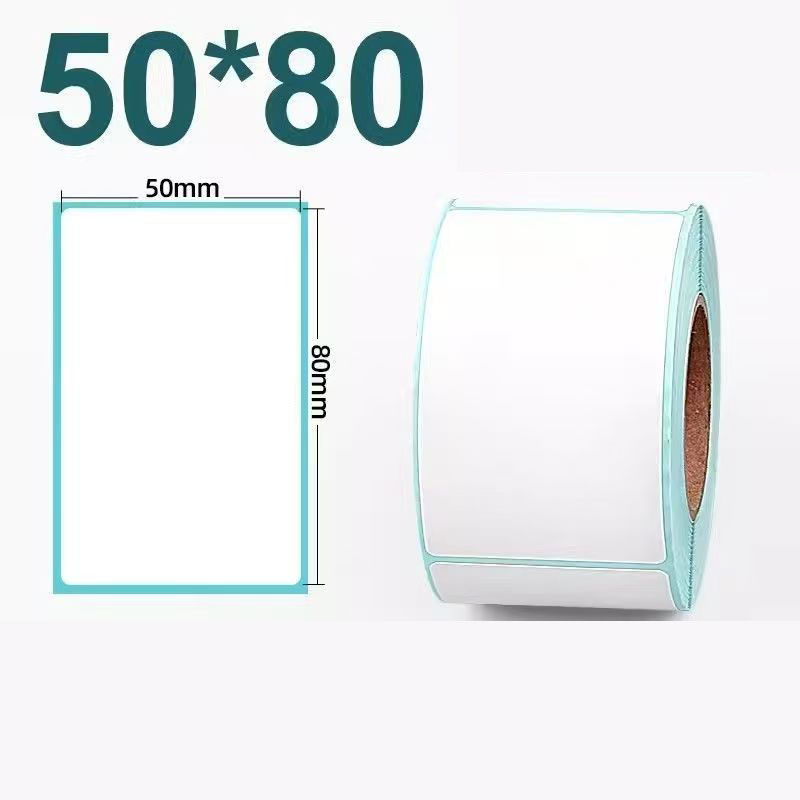 High Quality Customizable Three-Proof Thermal Self-Adhesive Label Sticker Paper Roll for Supermarket Labels