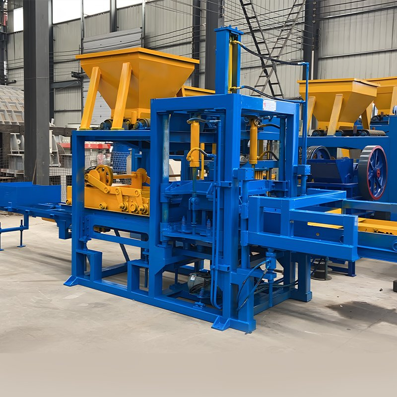 High-Efficiency Fully Automatic Hydraulic Brick Making Machine Line for Construction Sites