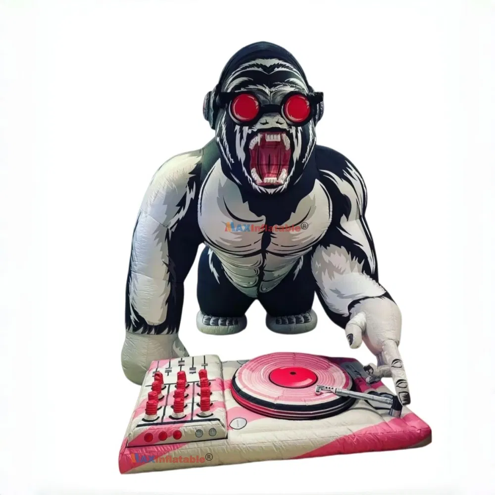 Giant Inflatable Gorilla Air Model Costume Impressive Outdoor Display