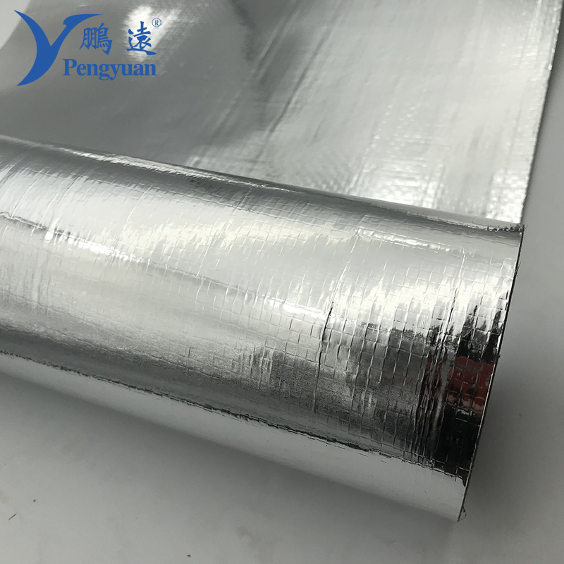 Lamination Material Metallized Aluminum Foil Pet Film Woven Fabric Cloth for Heat Barrier