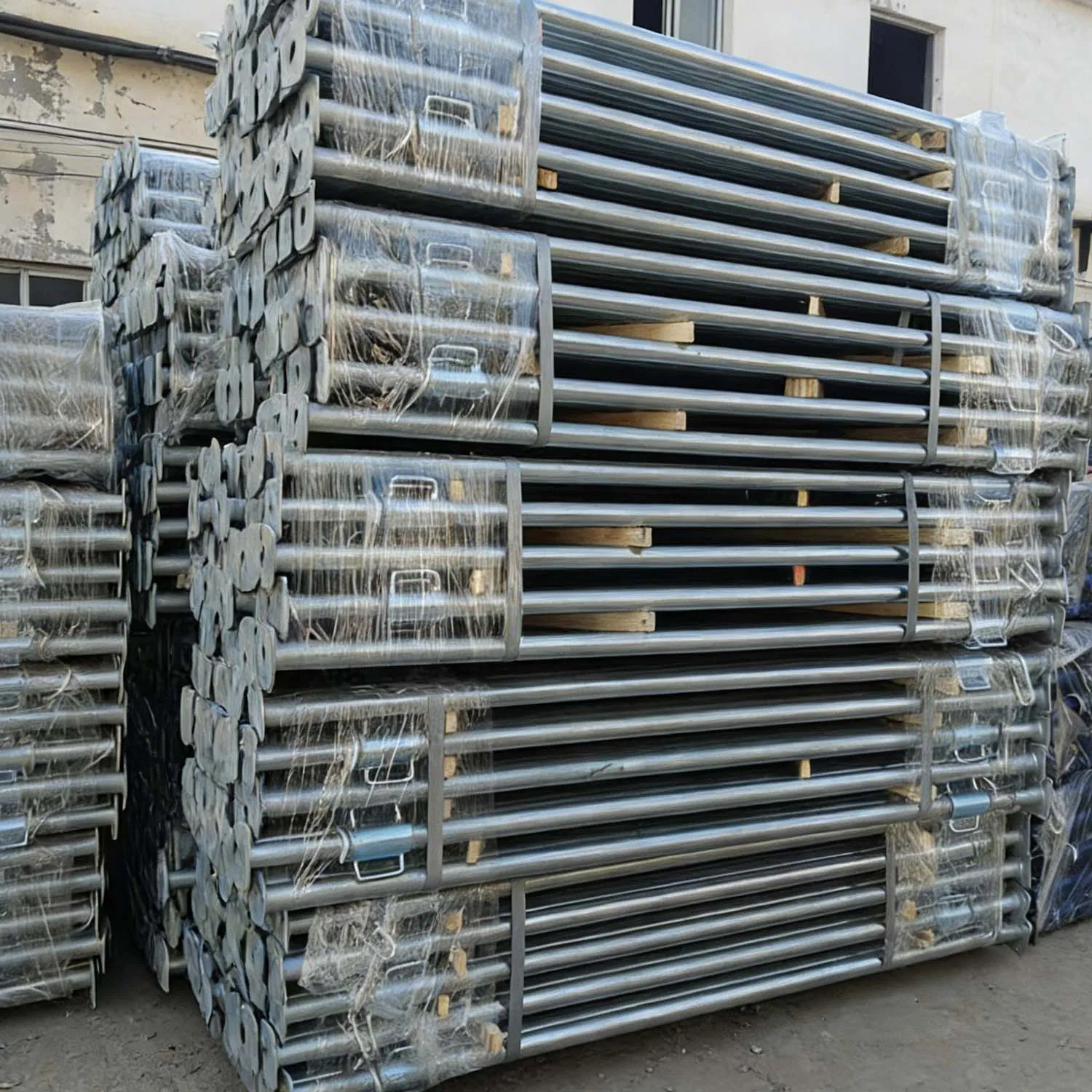 S235jr Q235 DIN En1065 Electro-Galvanized Light-Duty Shoring Adjustable Steel Prop Scaffolding