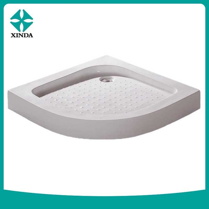 Custom Acrylic Curved Quartz Enamel Steel Irregular Ceramic Shower Tray